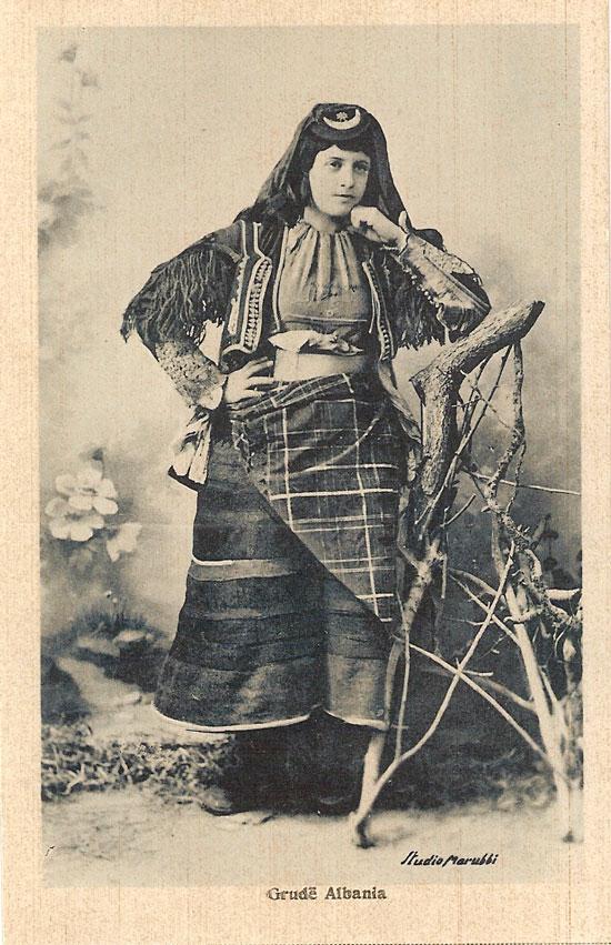 Marubi_photograph_woman_from_Grudë